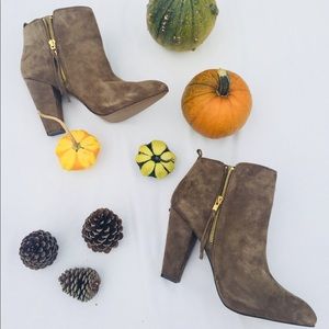 Suede Leather Ankle Boot